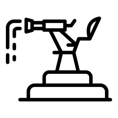 İtfaiyeci ikonu söndür, taslak biçimi