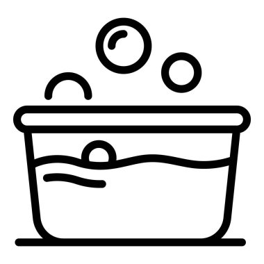 Havza simgesini yıka, taslak biçimi