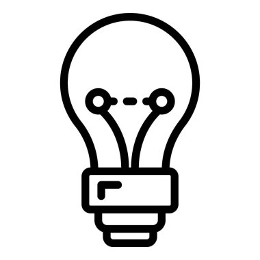 Klasik ampul simgesi, özet biçimi