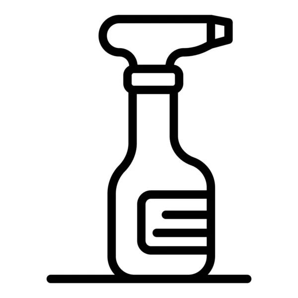 Cleaner spray icon, outline style — Stock Vector