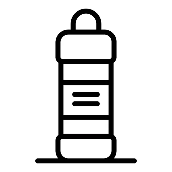 Fabric cleaner bottle icon, outline style — 스톡 벡터