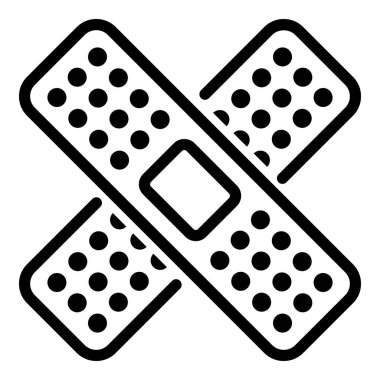 Çapraz alçı simgesi, özet biçimi