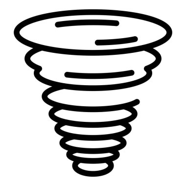 Doğa kasırga simgesi, özet biçimi