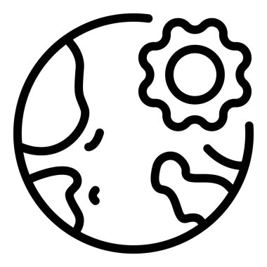 Küresel ısınma simgesi, özet biçimi