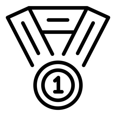 Futbol altın madalya ikonu, taslak tarzı