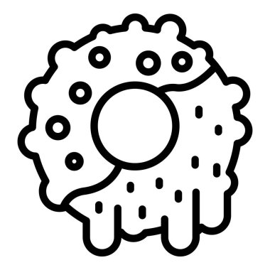 Kremalı bisküvi simgesi, taslak biçimi