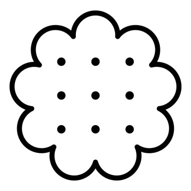 Fıstık kurabiyesi simgesi, özet biçimi