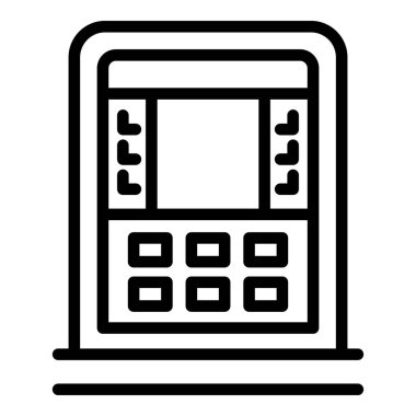 ATM para simgesi, taslak biçimi