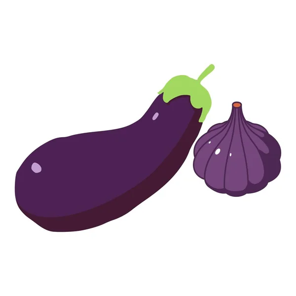 Icono de producto púrpura, estilo isométrico — Archivo Imágenes Vectoriales