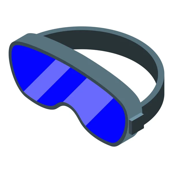 Icono de gafas de esquí, estilo isométrico — Vector de stock
