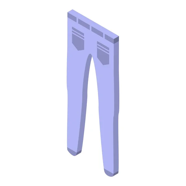 Graue Jeanshose, isometrischer Stil — Stockvektor