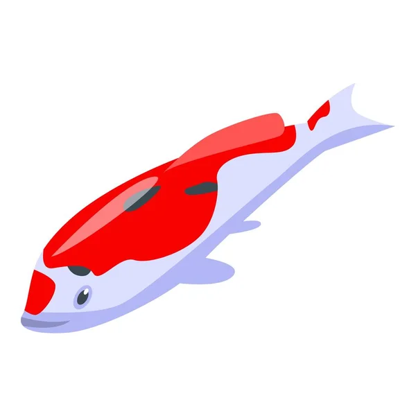 タコ鯉のアイコン、等位式 — ストックベクタ