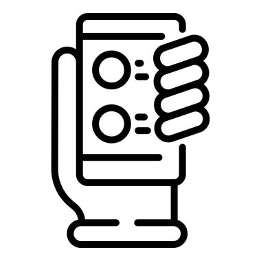 Smartphone geribildirim simgesi, özet biçimi
