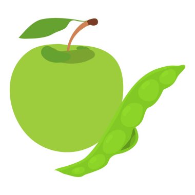 Renk diyet simgesi, izometrik biçim