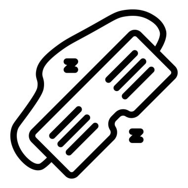 Gece Maskesi simgesi, taslak biçimi