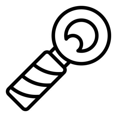 Bira şişesi açma simgesi, taslak biçimi