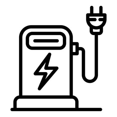 Elektrikli araba yakıt ikonu, taslak biçimi