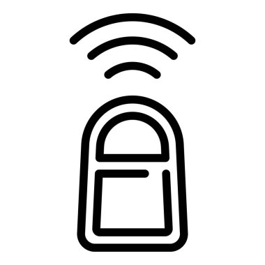 Otomobil uzak simgesi, özet biçimi