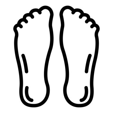 Ayak simgesi, dış hat biçimi