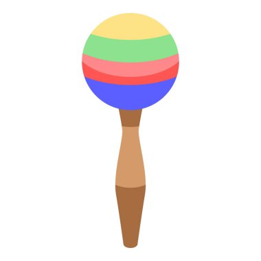 Marakas simgesi, izometrik biçim