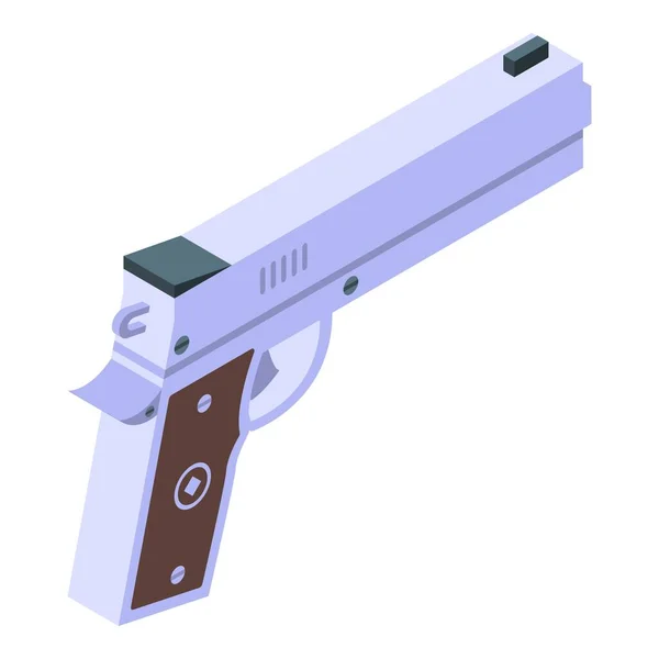 Icono de pistola mexicana, estilo isométrico — Vector de stock