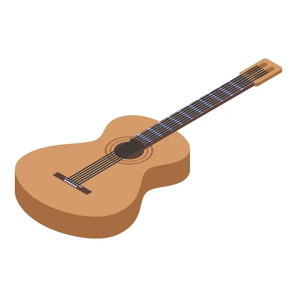 Mexican guitar icon, isometric style — 스톡 벡터