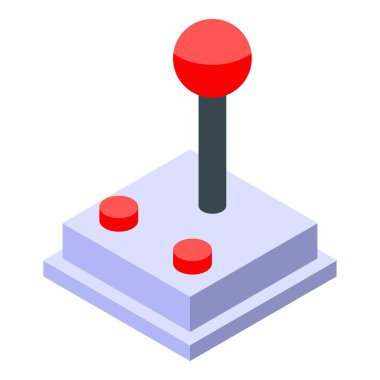 Retro joystick simgesi, biyometrik stil