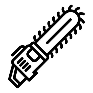 Bahçe testeresi simgesi, taslak biçimi