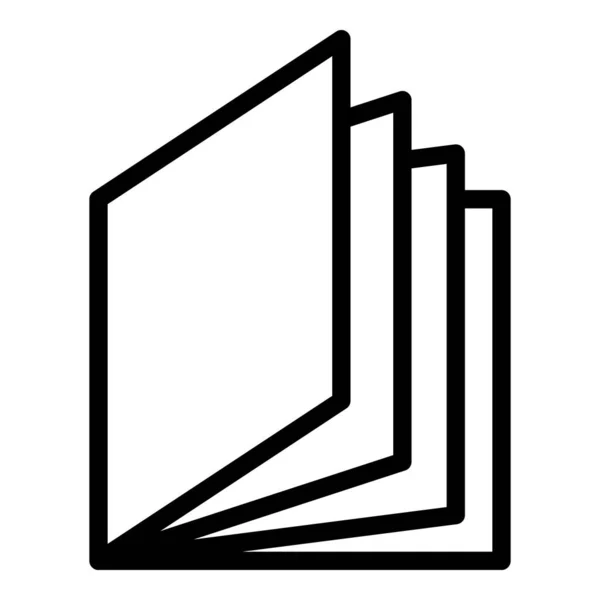 Pagina brochure icoon, schets stijl — Stockvector