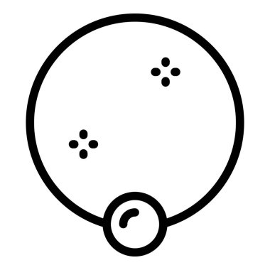 Dekorasyon delme simgesi, özet biçimi