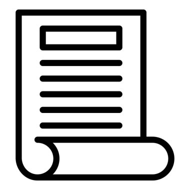 Katalog kağıt simgesi, özet biçimi