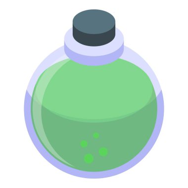 Potion icon, isometric style
