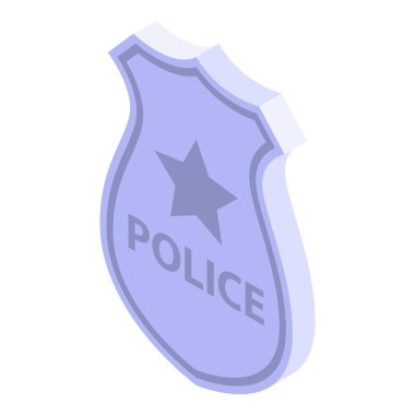 Polis rozeti simgesi, izometrik biçim