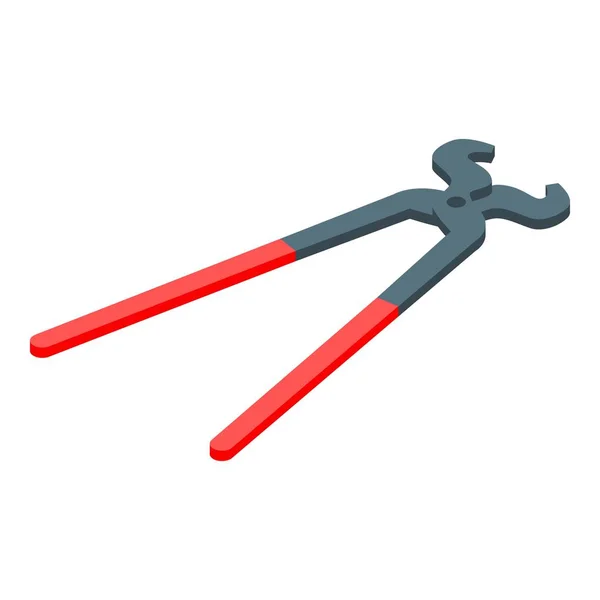 Plumber pliers icon, isometric style — 스톡 벡터