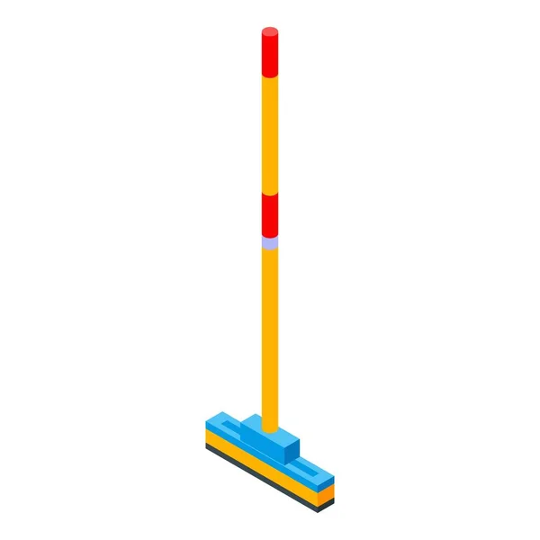 Floor mop icon, isometric style — ストックベクタ