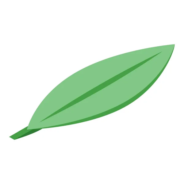 Icono de hoja de mango, estilo isométrico — Vector de stock