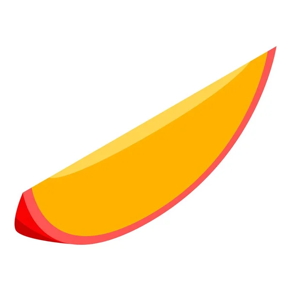 Mango slice icon, isometric style — Stock vektor