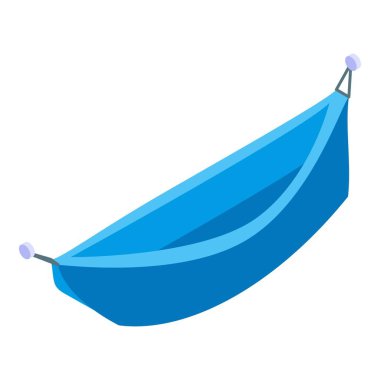 Hammock icon, isometric style