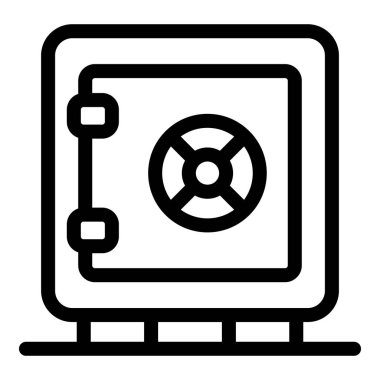 Para güvenliği simgesi, taslak biçimi