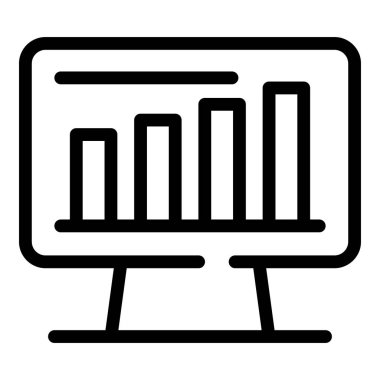 Finans grafiği simgesi, özet biçimi