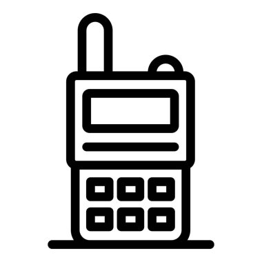 Telsiz konuşma simgesi, özet biçimi