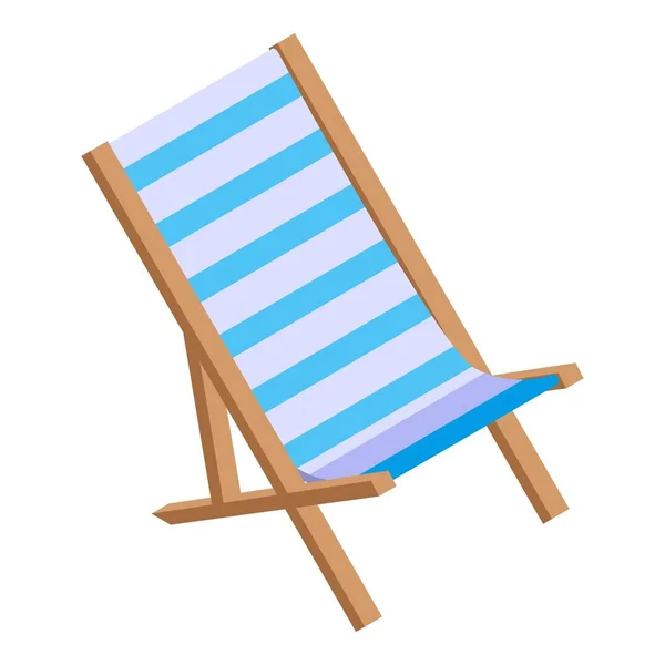 Ikona fotela hamakowego w stylu izometrycznym — Wektor stockowy