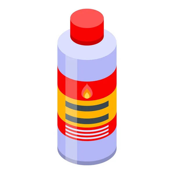 Φωτιά ignite μπουκάλι εικονίδιο, ισομετρικό στυλ — Διανυσματικό Αρχείο