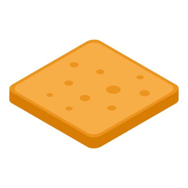 Bisküvi simgesi, izometrik stili