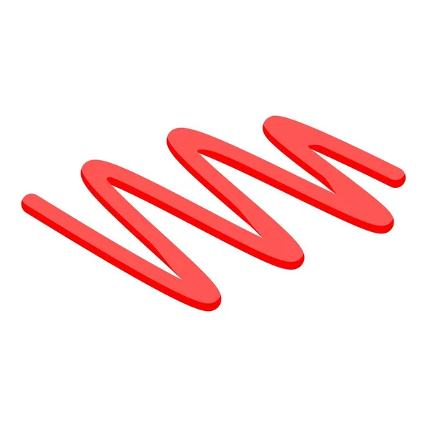 Icono de ketchup, estilo isométrico — Vector de stock