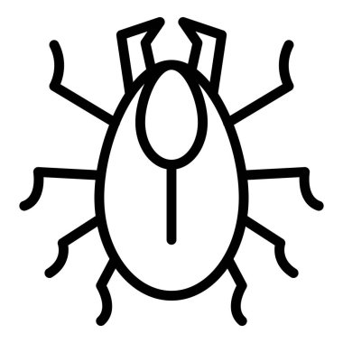 Annelid bug icon, outline style