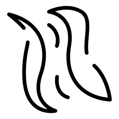 Epidemic worm icon, outline style