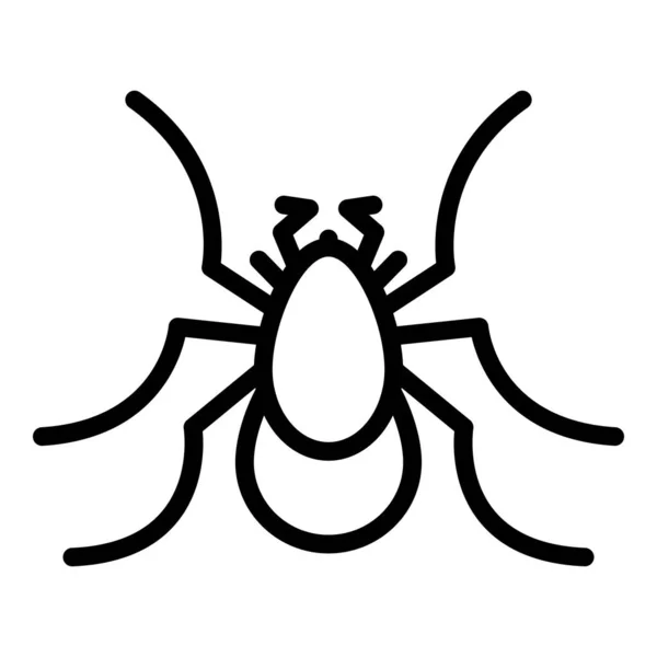 Jump insect icon, outline style — Stock vektor