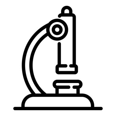 Gynecology microscope icon, outline style