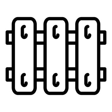 Ahşap çit simgesi, taslak biçimi